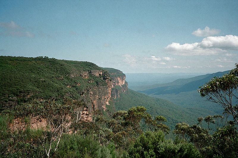 New South Wales    -    Mandag d. 12 februar\n\nEndnu et udsigtsbillede fra Princes Rock Lookout.