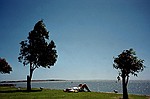 South Australia    -    Fredag d. 16 februar\n\nCarsten tager sig en slapper p en strand i udkanten af Coorong National Park.