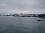 San Francisco set fra Golden Gate Bridge