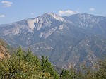 Udsigten til Sierra Nevada fra  Giant Seqouia national park