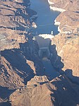 Hoover Dam set fra luften